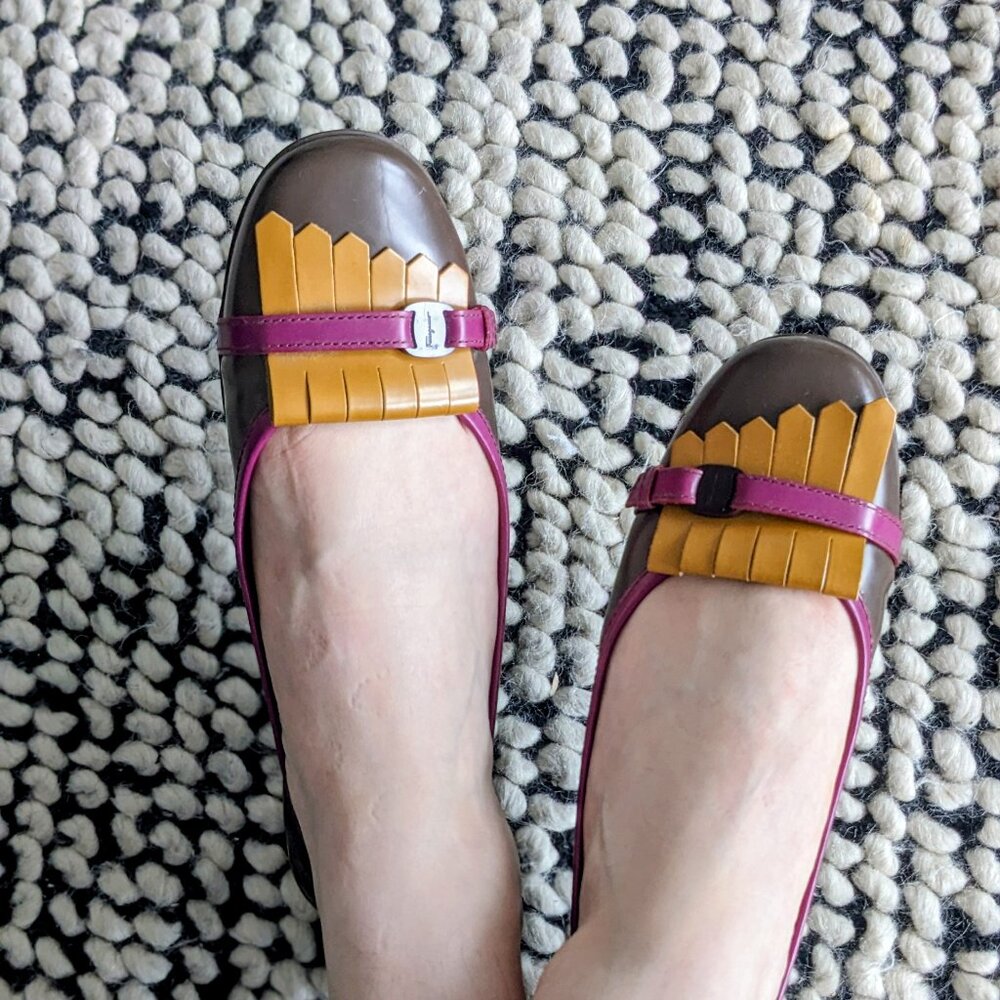 FERRAGAMO fringe flats - Picture 8 of 8